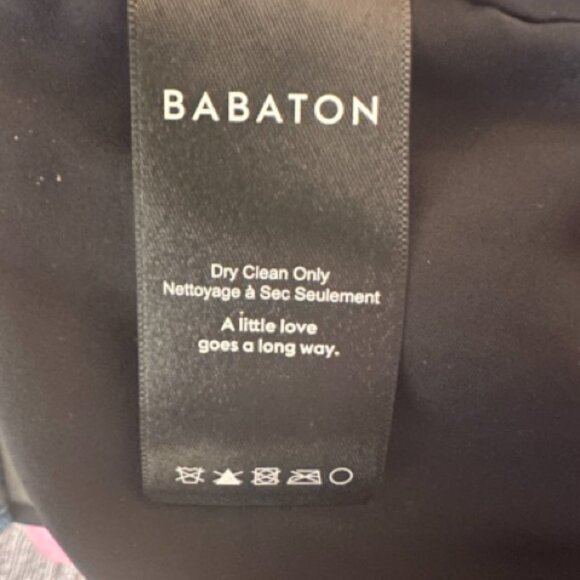 Babaton Faux Leather Pleated Midi Skirt Black Size M (Aritzia) - Picture 2 of 6